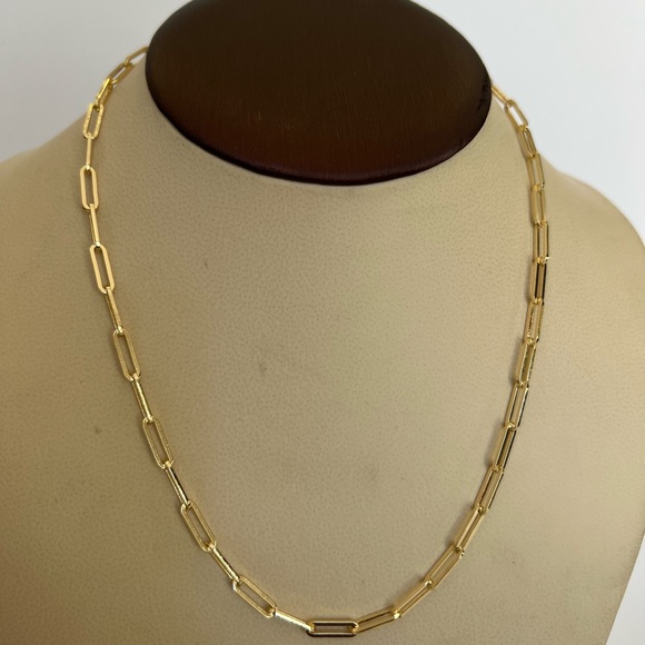 independent Jewelry - 14k gold filled paperclip necklace